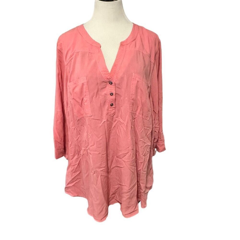 Torrid Pink Harper Tunic Sz 5X